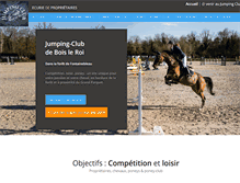 Tablet Screenshot of jumpingclub.com